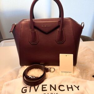 Givenchy Women's Burgundy Leather Bag